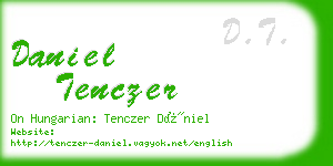 daniel tenczer business card